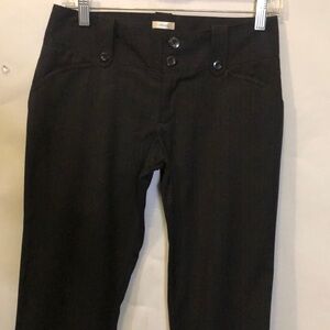 Dressy and Skinny Leg Pen-stripes Black Slacks (new w/o tags) REDESIGNED